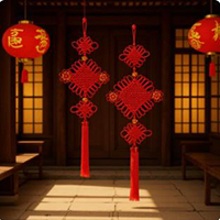 【19号商位】新款富贵中国结