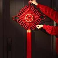 【120号商位】新年中国结挂饰2026新款过年高档玄关装饰品春节客厅大号福字挂件